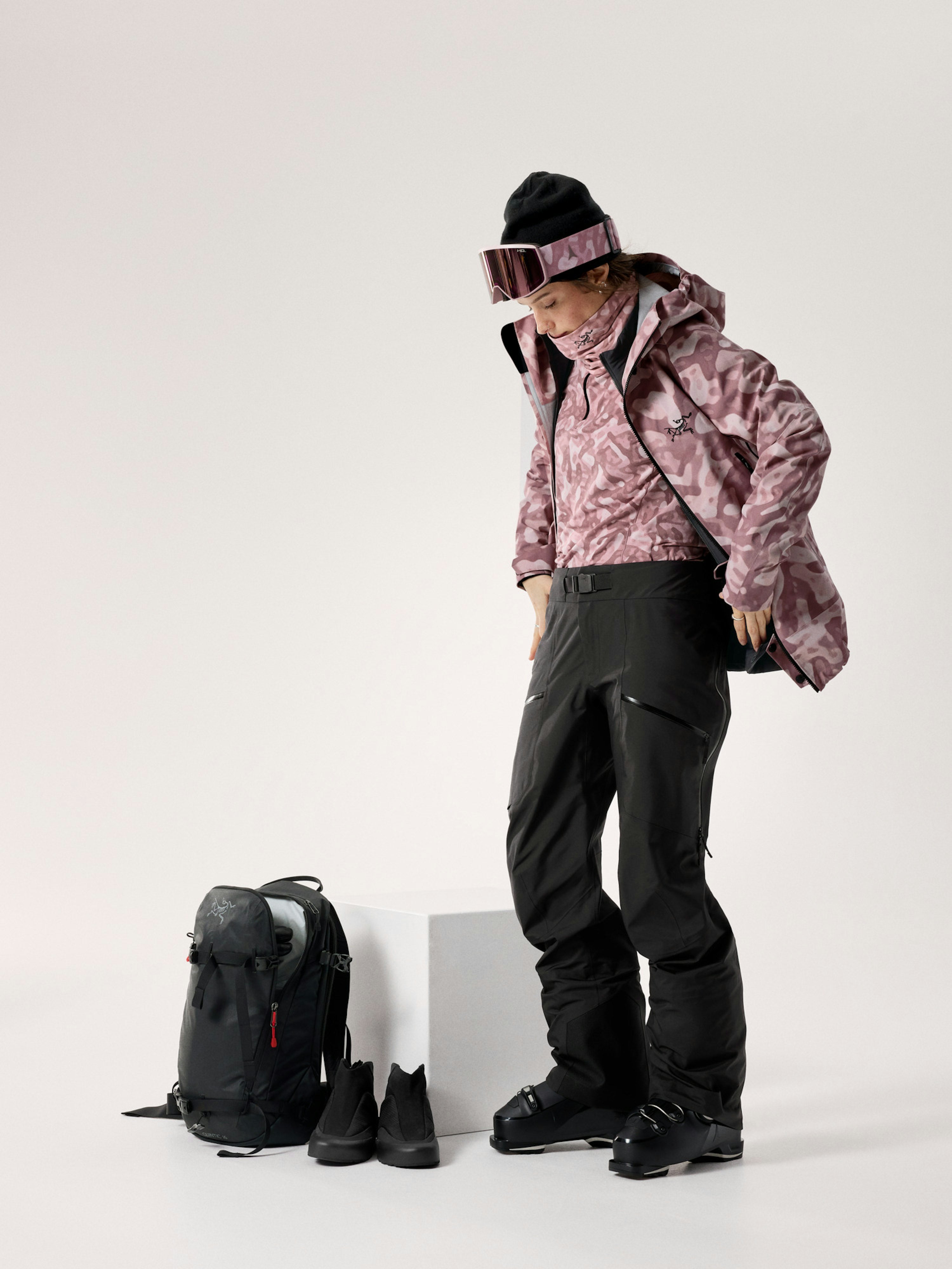 Rho Zip Neck Women's - Print