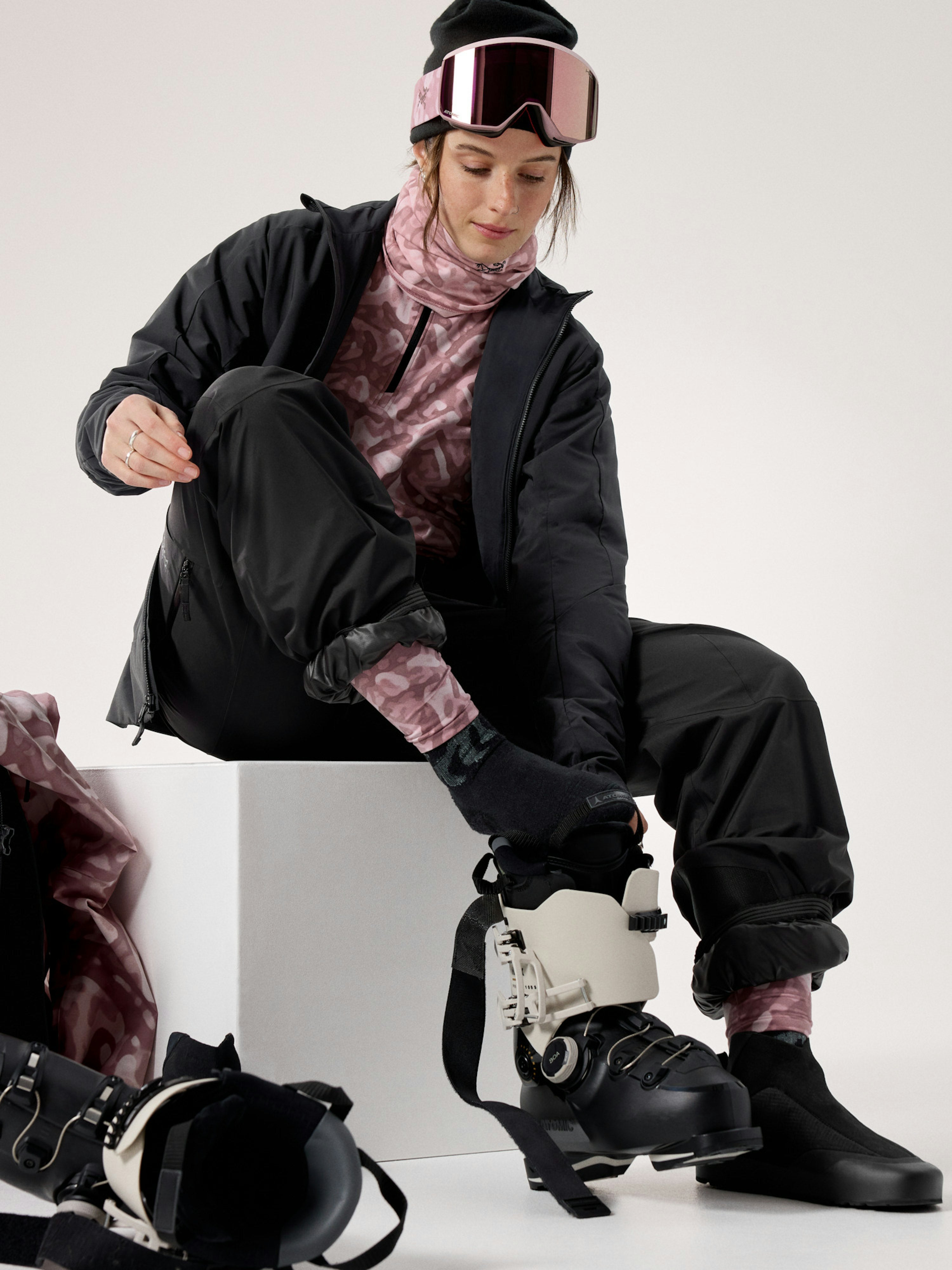 Rho Zip Neck Women's - Print