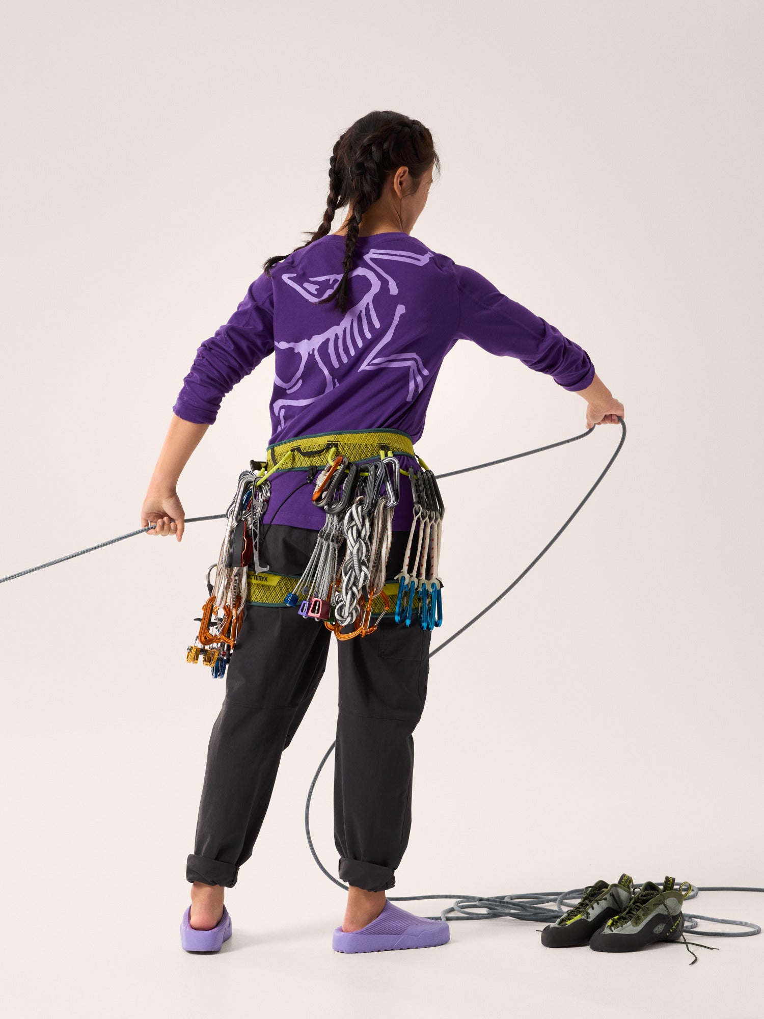 Kragg Cotton Bird Crew Neck Shirt LS Women's