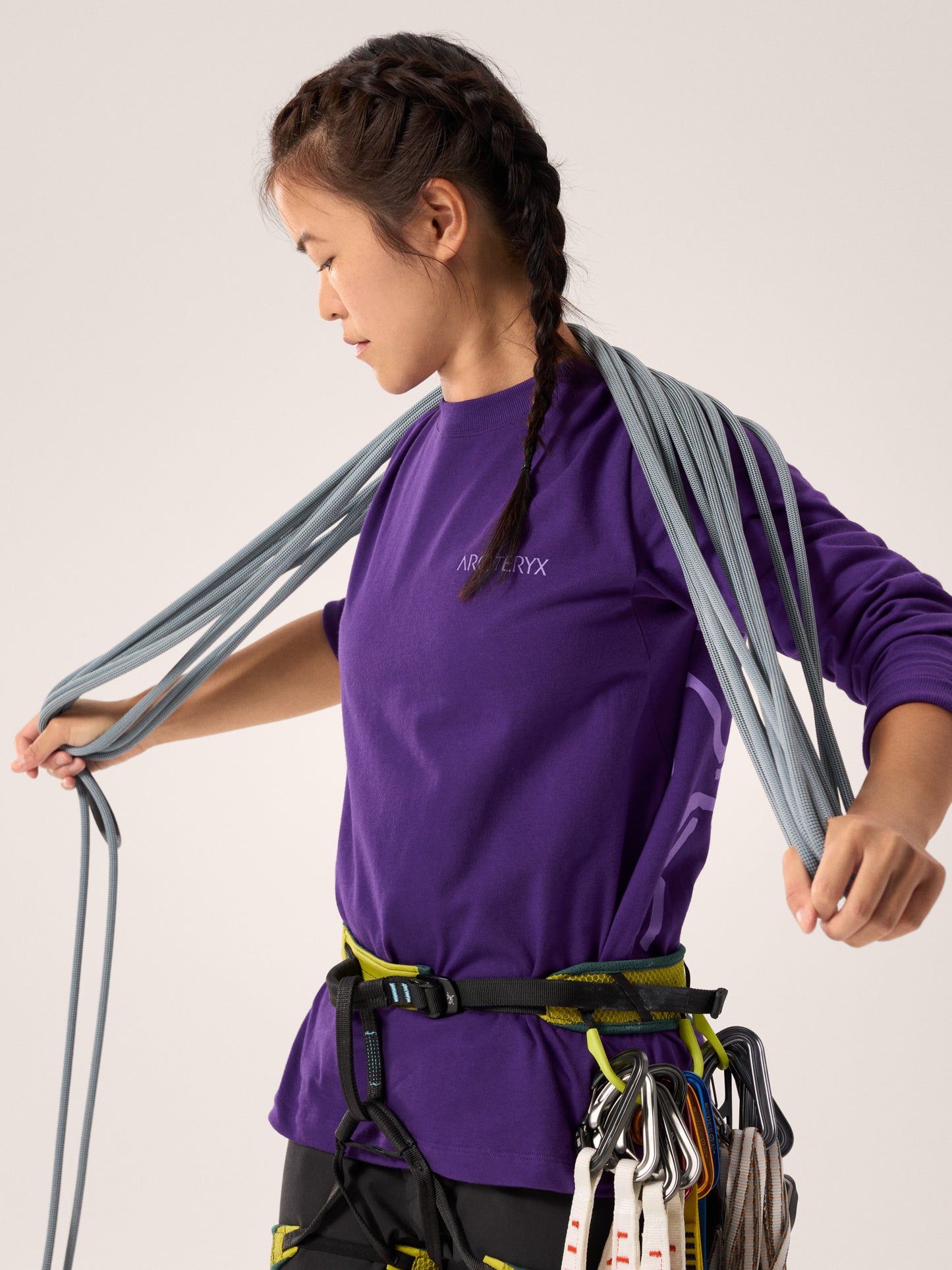 Kragg Cotton Bird Crew Neck Shirt LS Women's