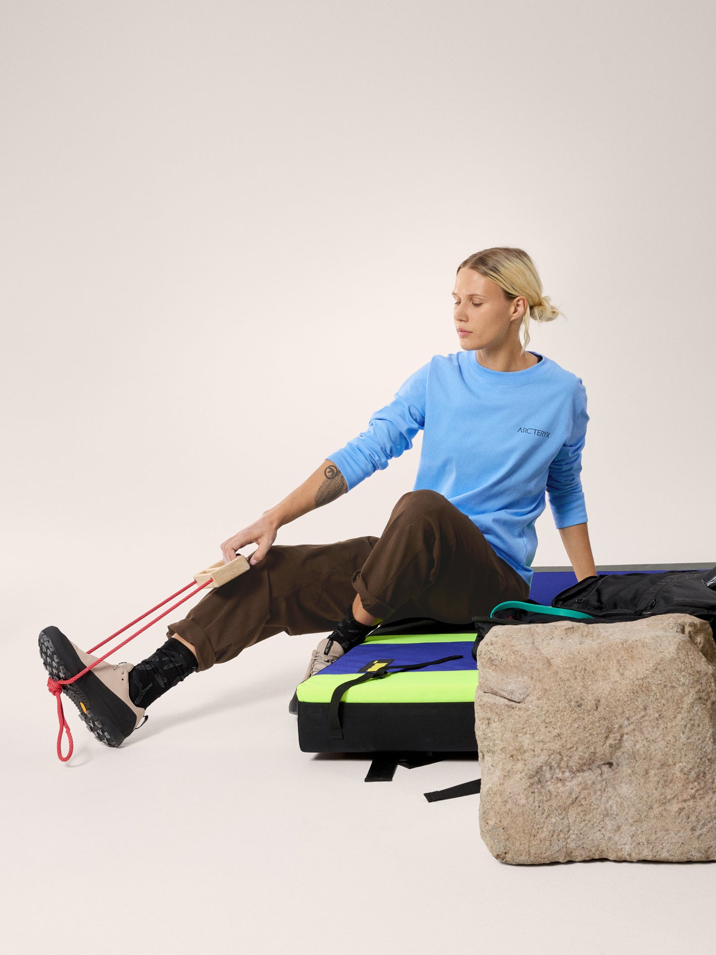 Kragg Cotton Bird Crew Neck Shirt LS Women's