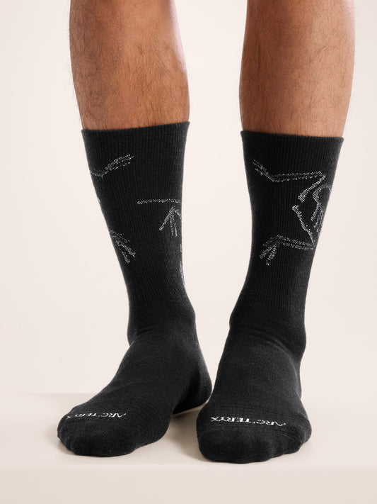 Merino Wool Mid Bird Sock