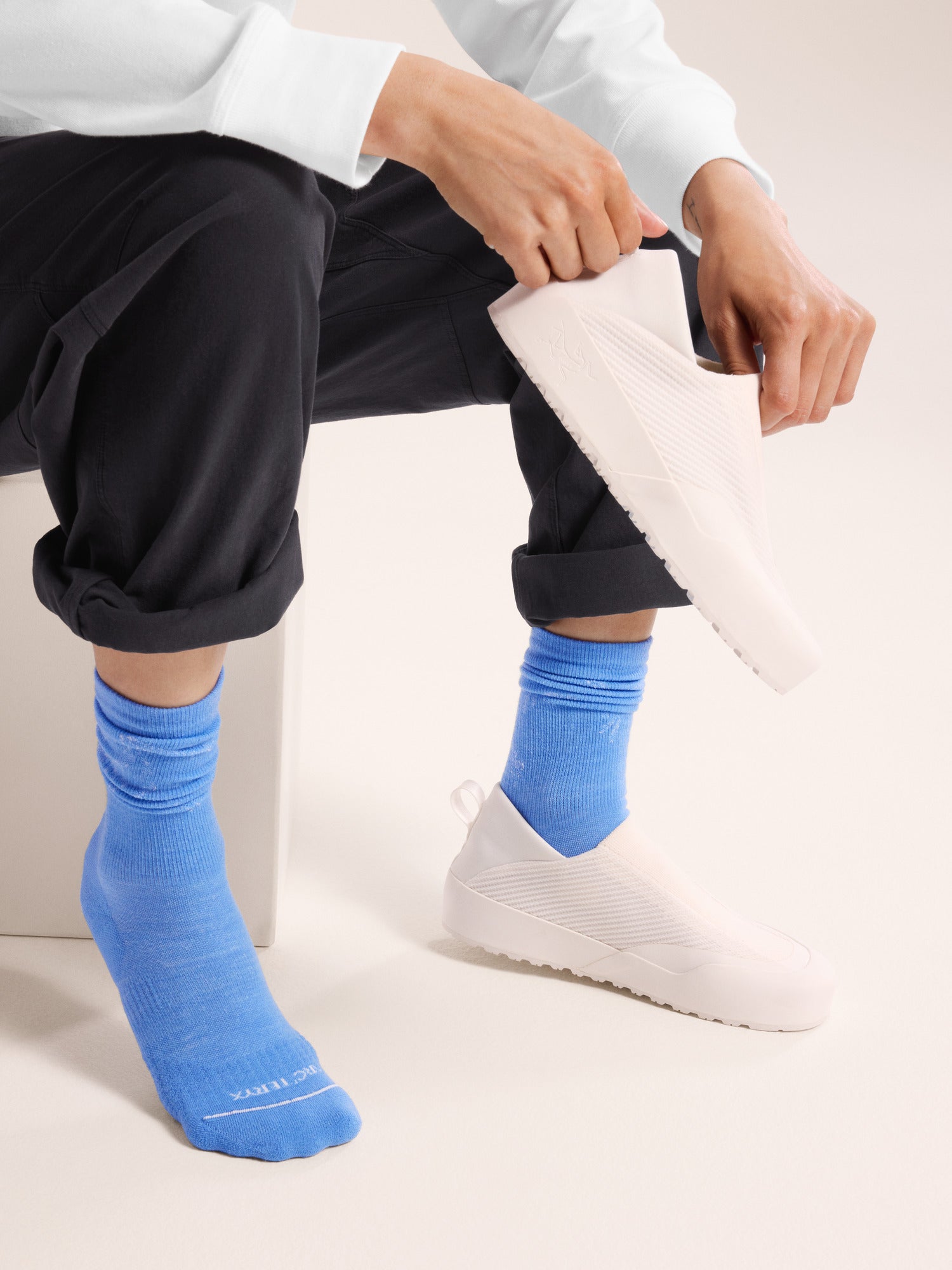 Merino Wool Mid Bird Sock