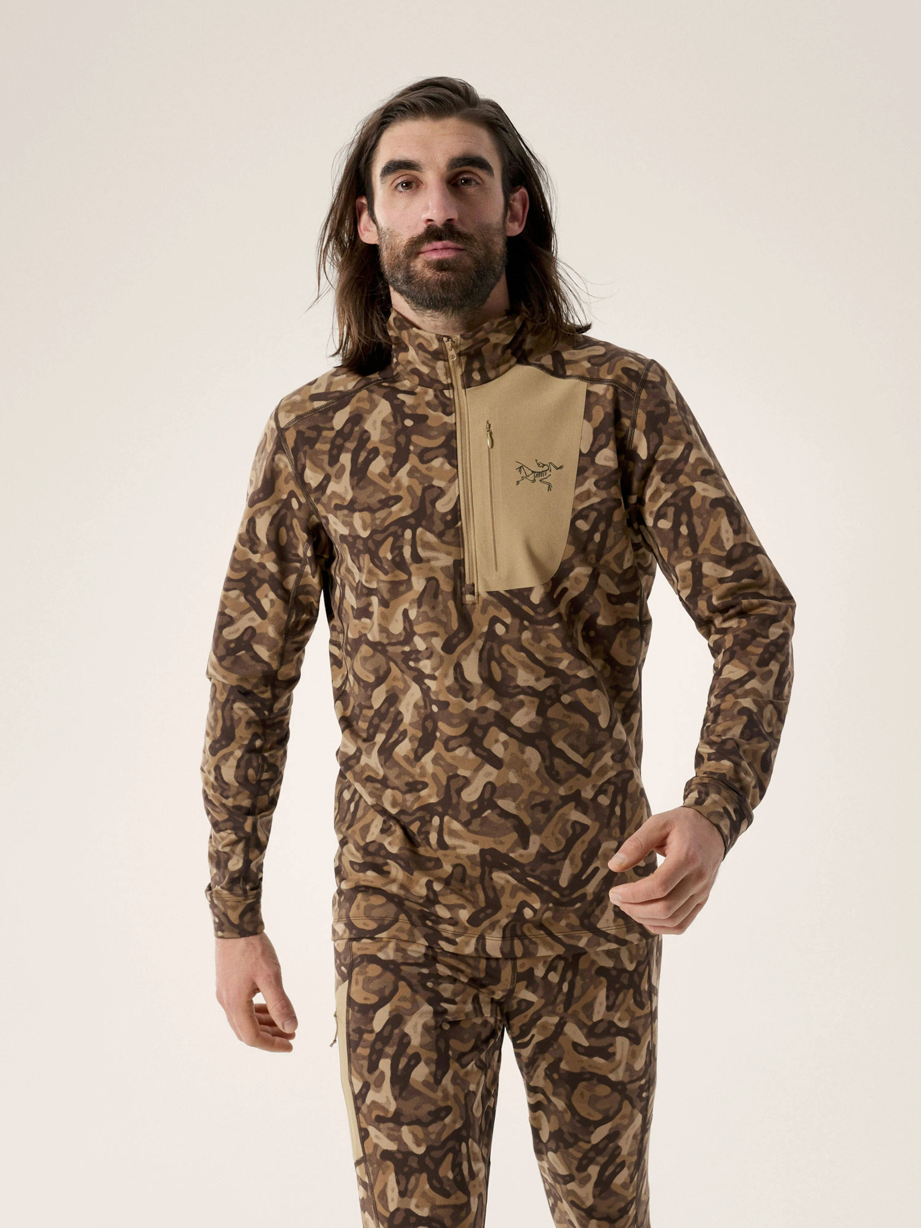 Rho LT Zip Neck Men's - Print