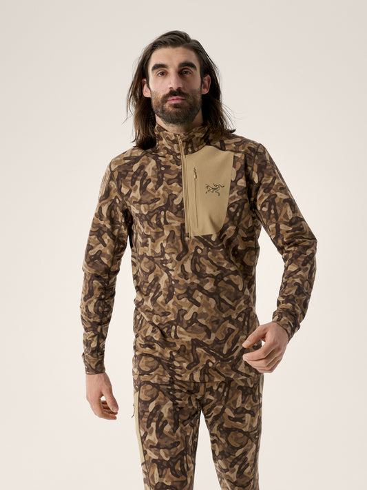 Rho LT Zip Neck Men's - Print