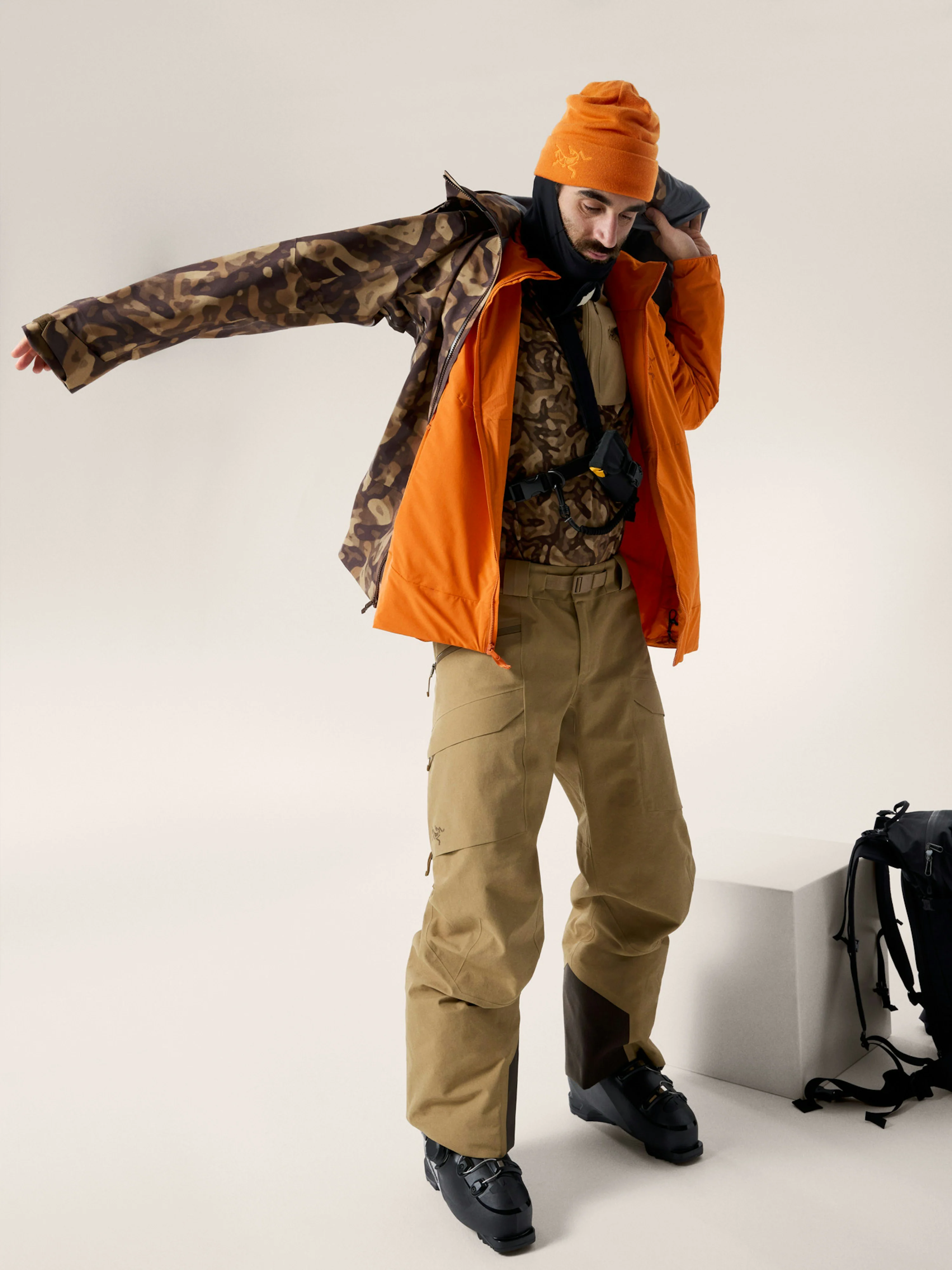 Rho LT Zip Neck Men's - Print