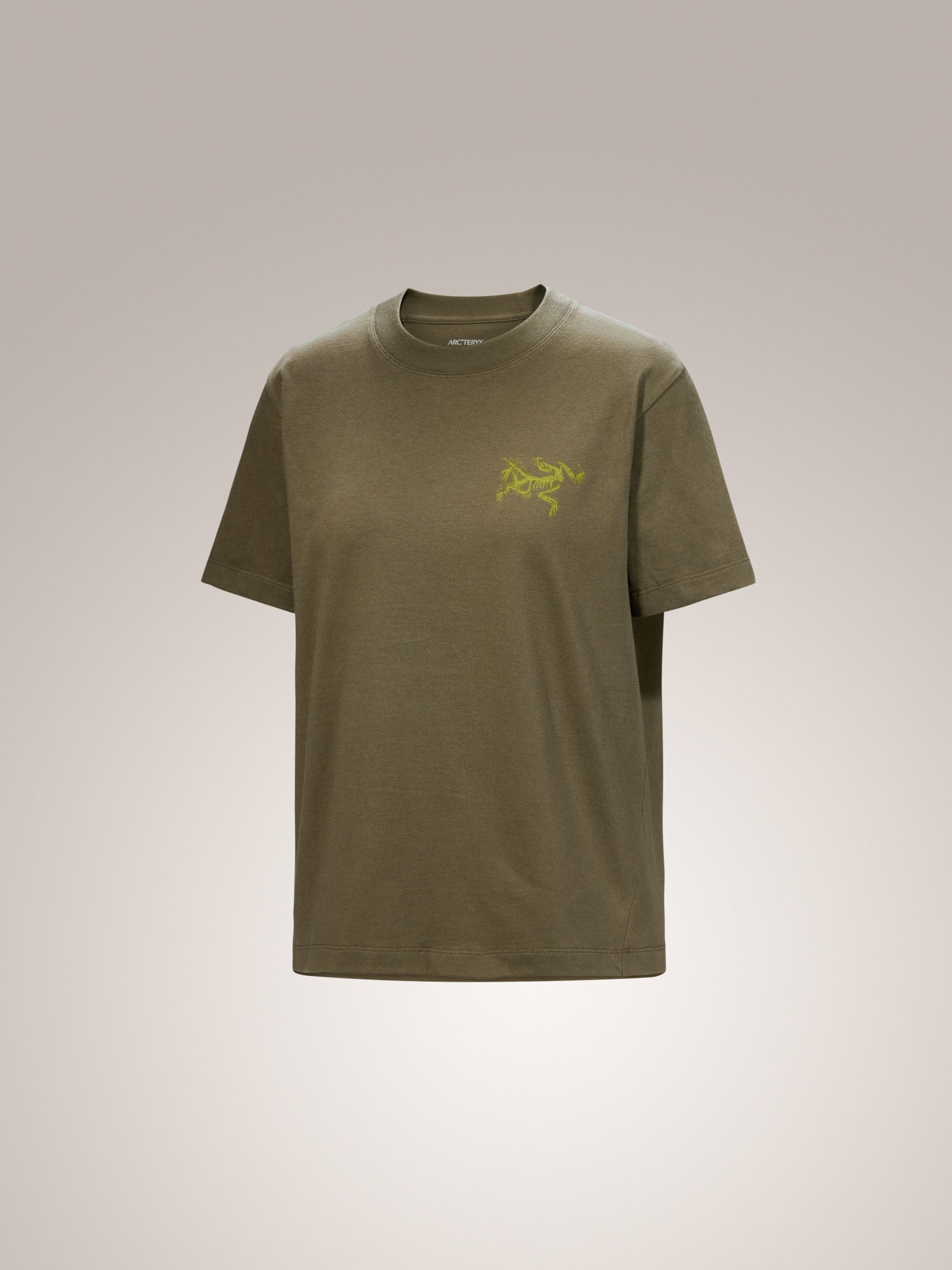 Kragg Cotton Bird Tile Crew Shirt SS Women's