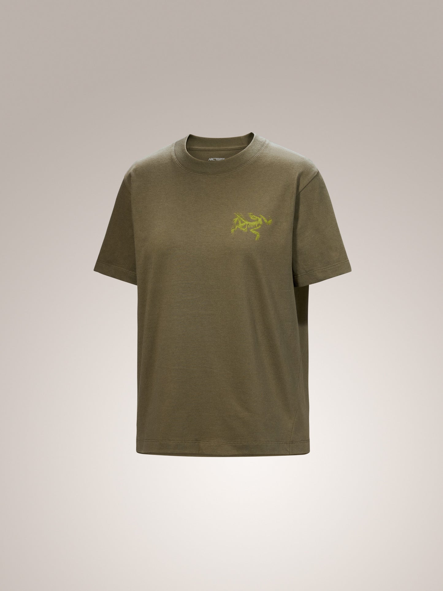 Kragg Cotton Bird Tile Crew Shirt SS Women's