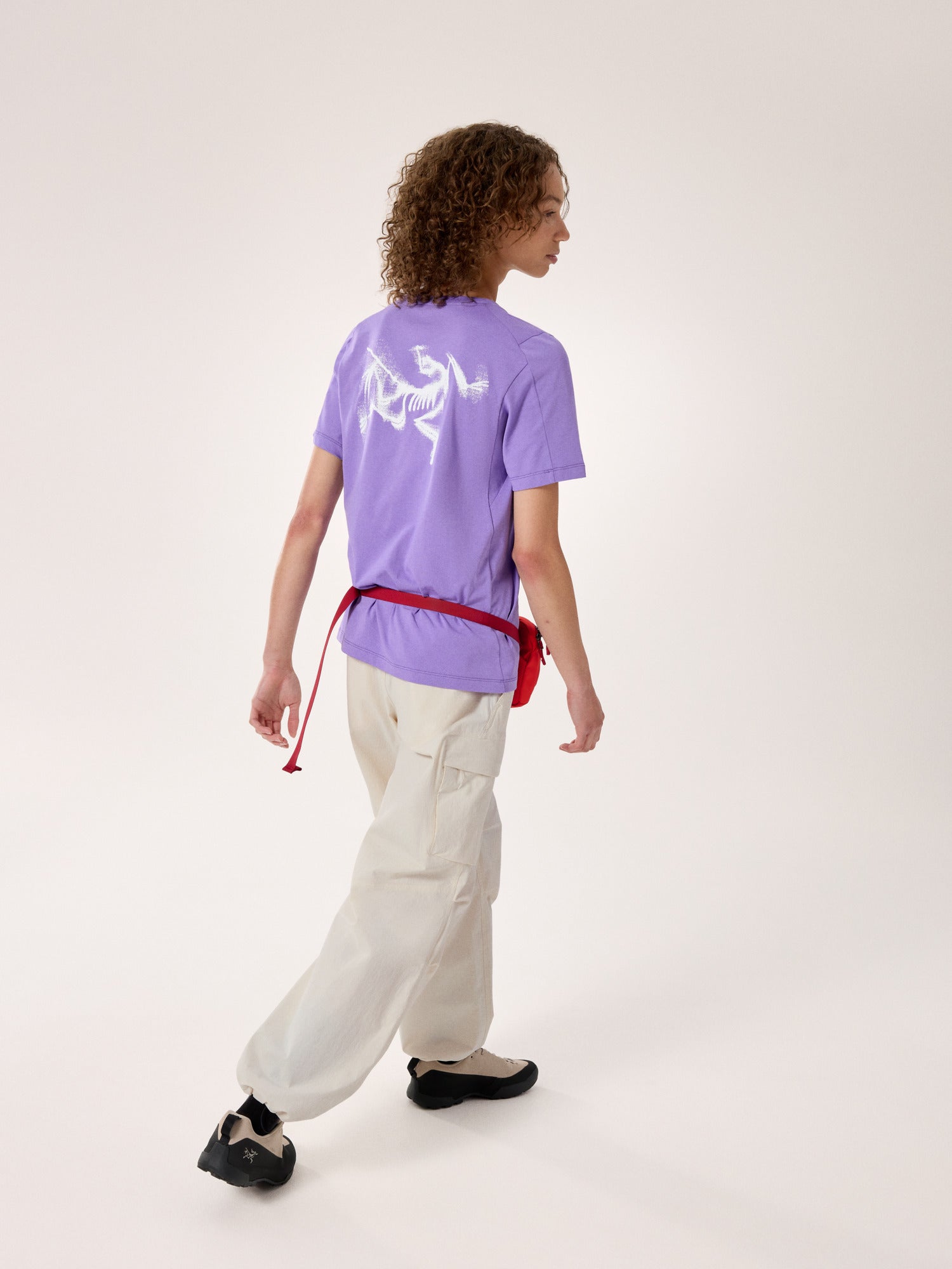 Kragg SL Cotton Blurred Bird Crew Shirt SS Women's