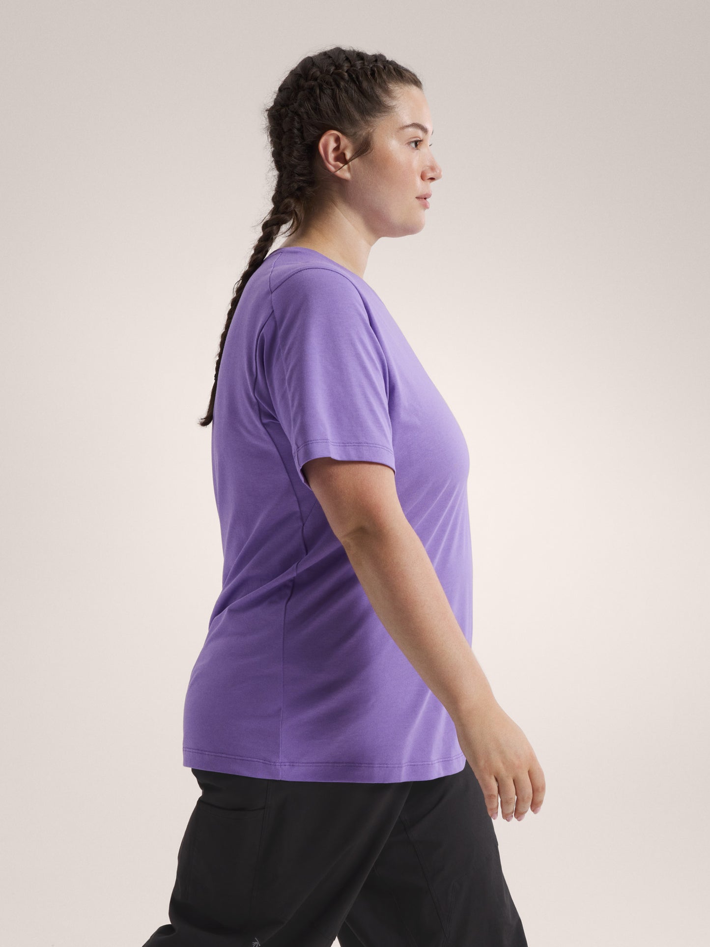 Kragg SL Cotton Emblem Crew Shirt SS Women's