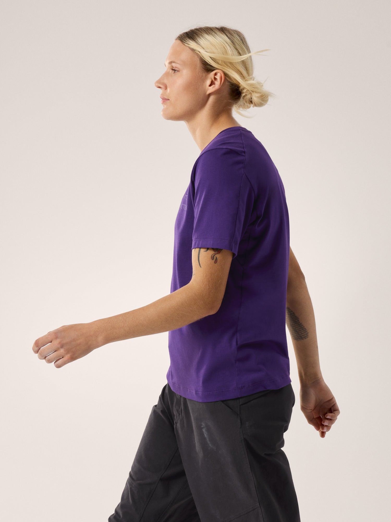 Kragg SL Cotton Emblem Crew Shirt SS Women's