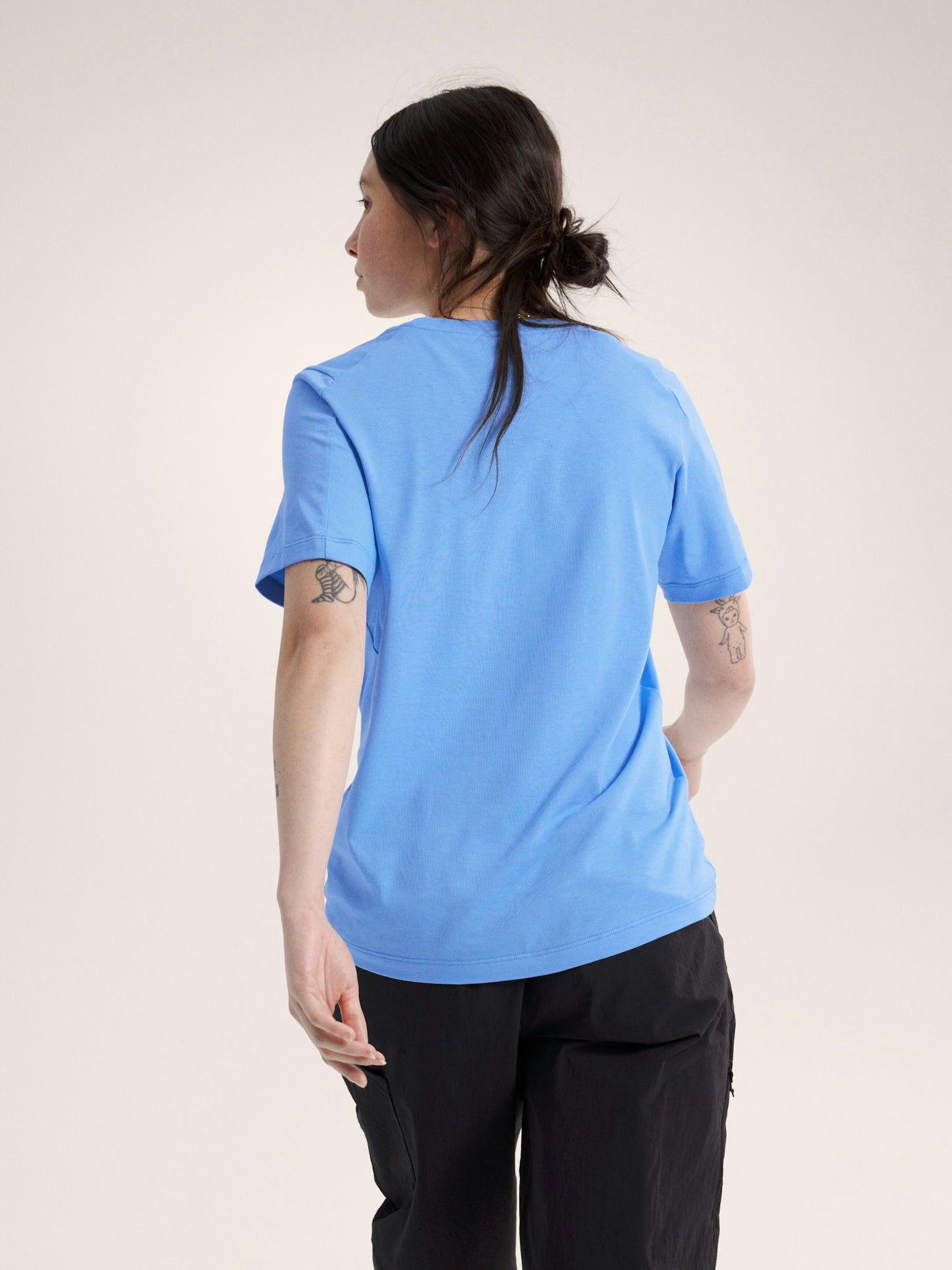Kragg SL Cotton Emblem Crew Shirt SS Women's