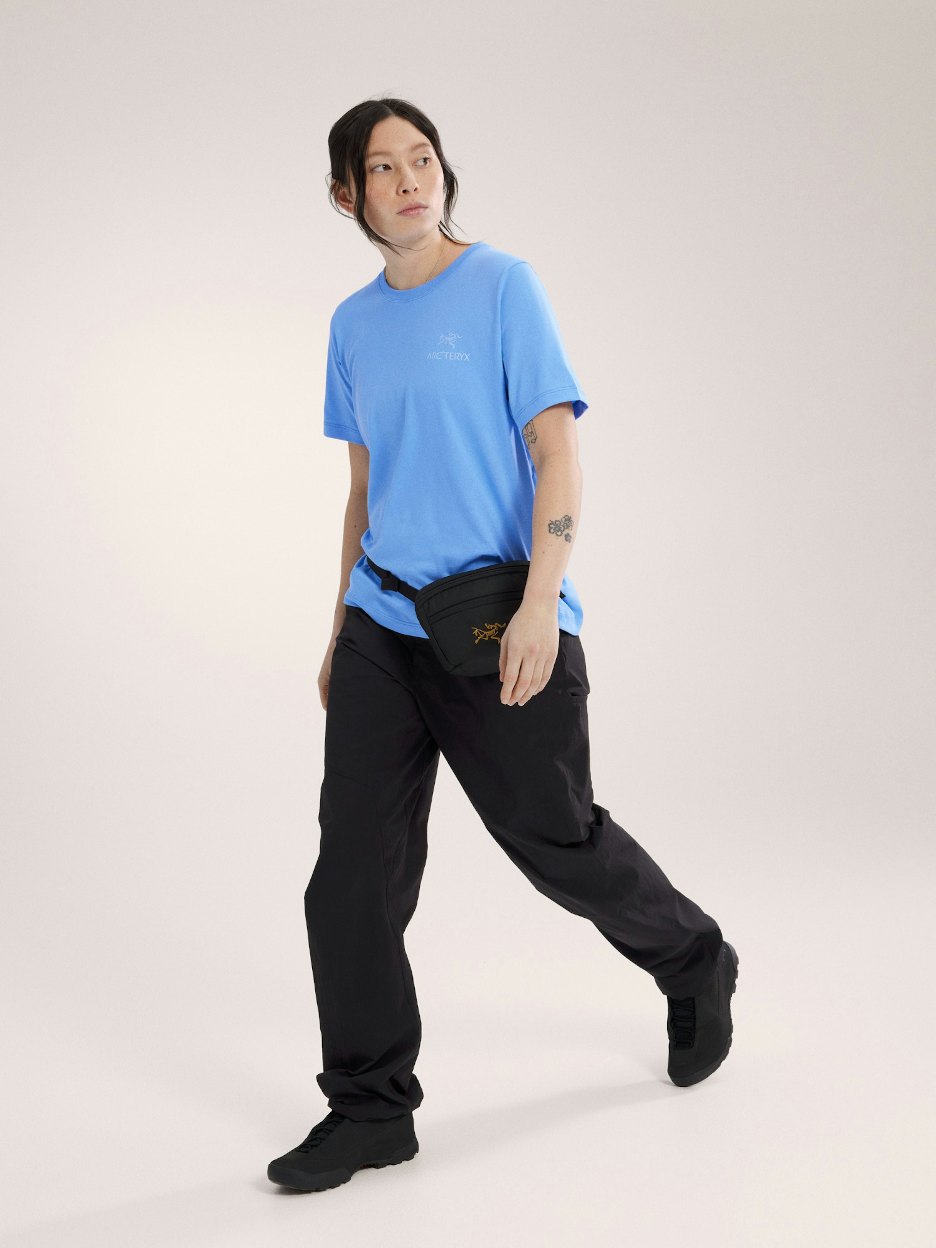 Kragg SL Cotton Emblem Crew Shirt SS Women's