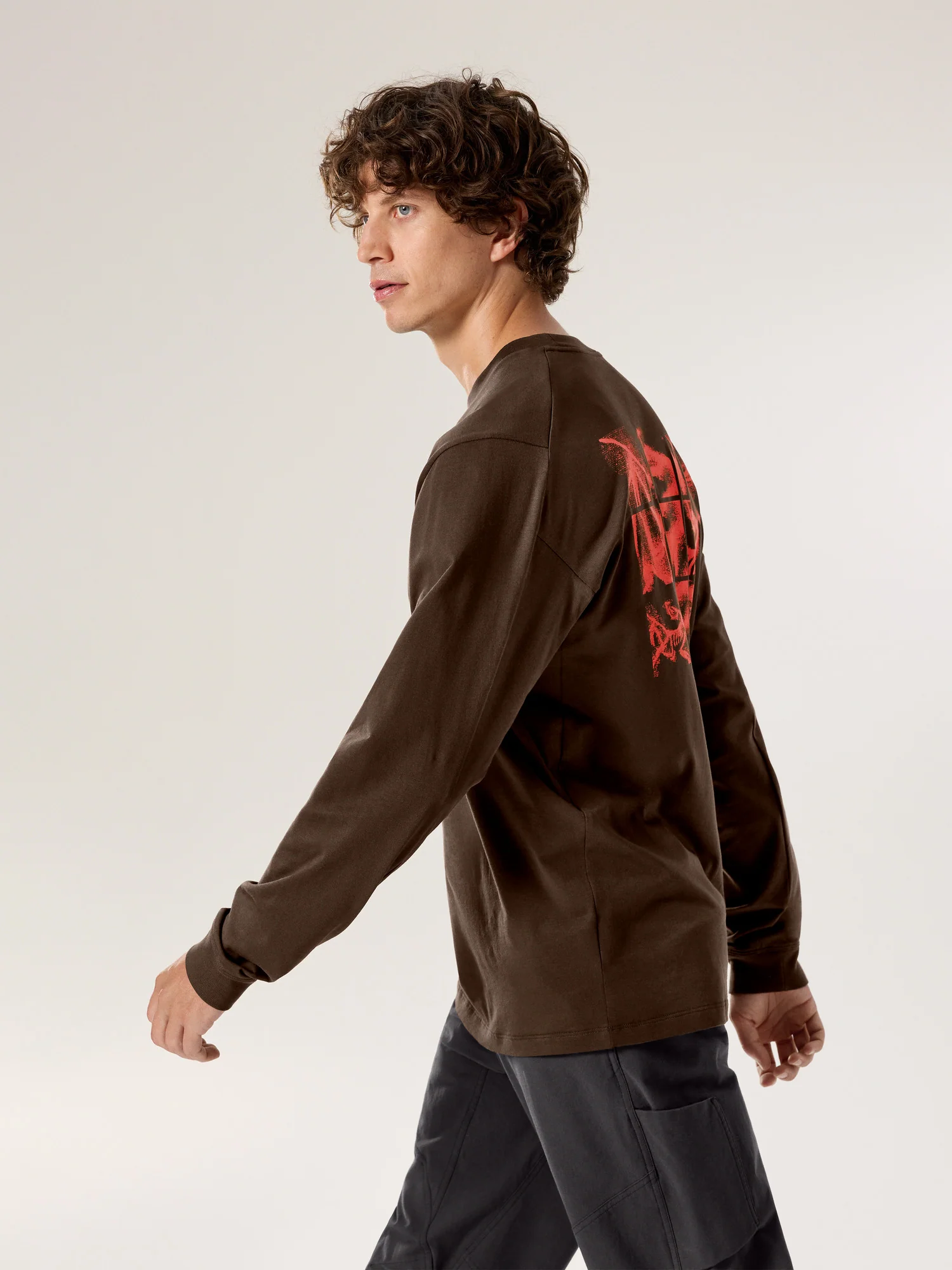 Kragg SL Cotton Bird Tile Shirt LS Men's