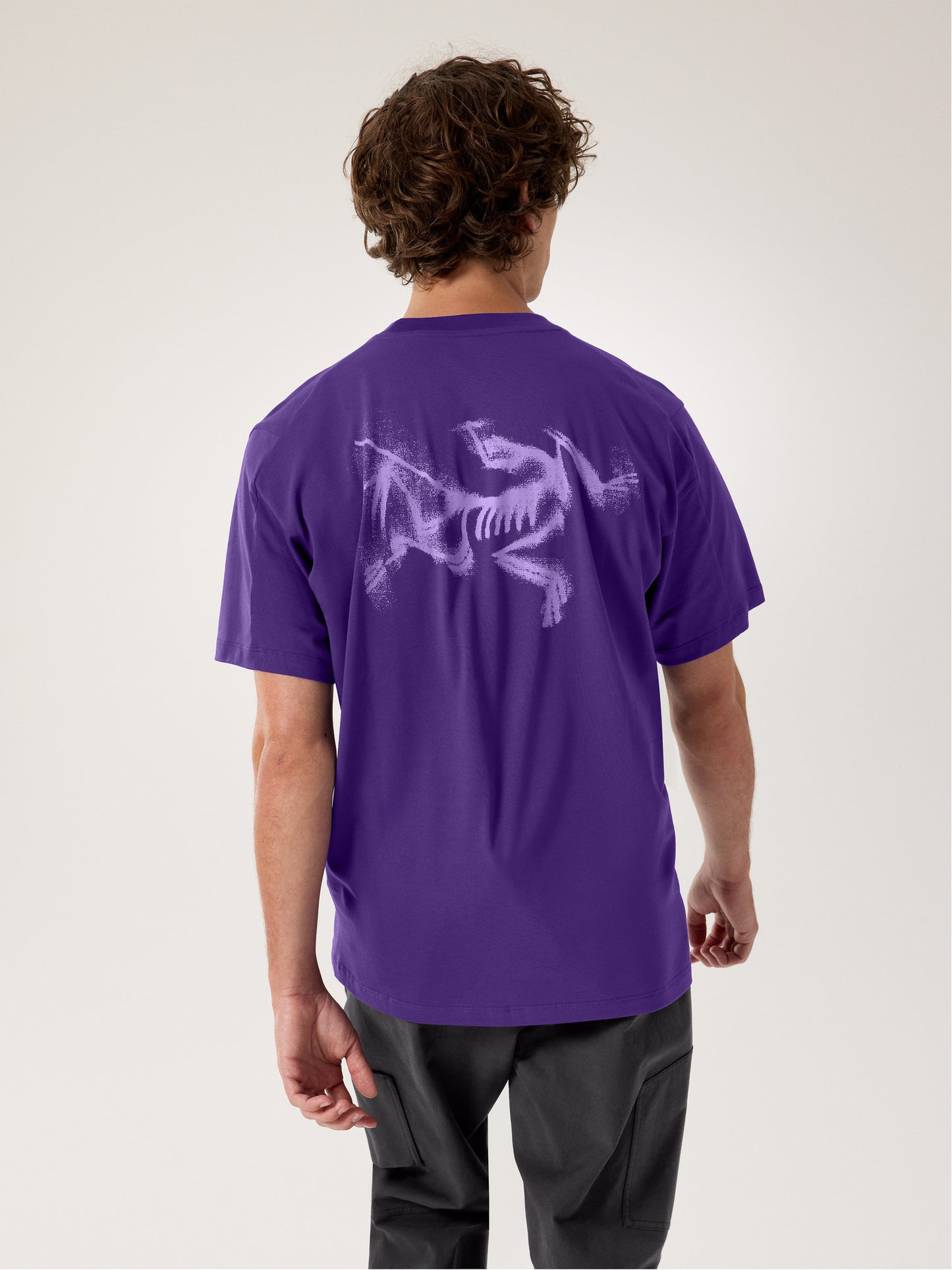 Kragg SL Cotton Blurred Bird Shirt SS Men's