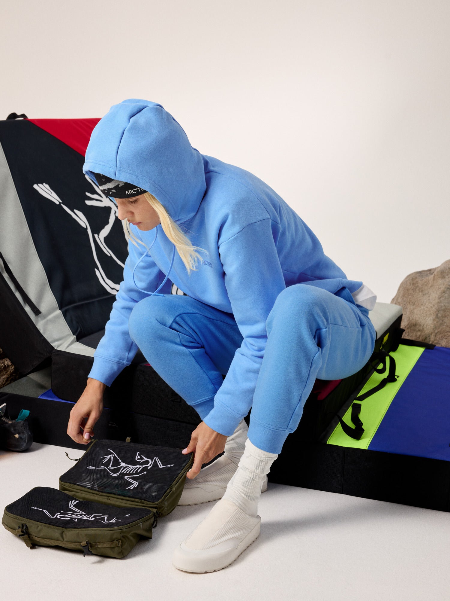 Emblem Fleece Hoody Women's