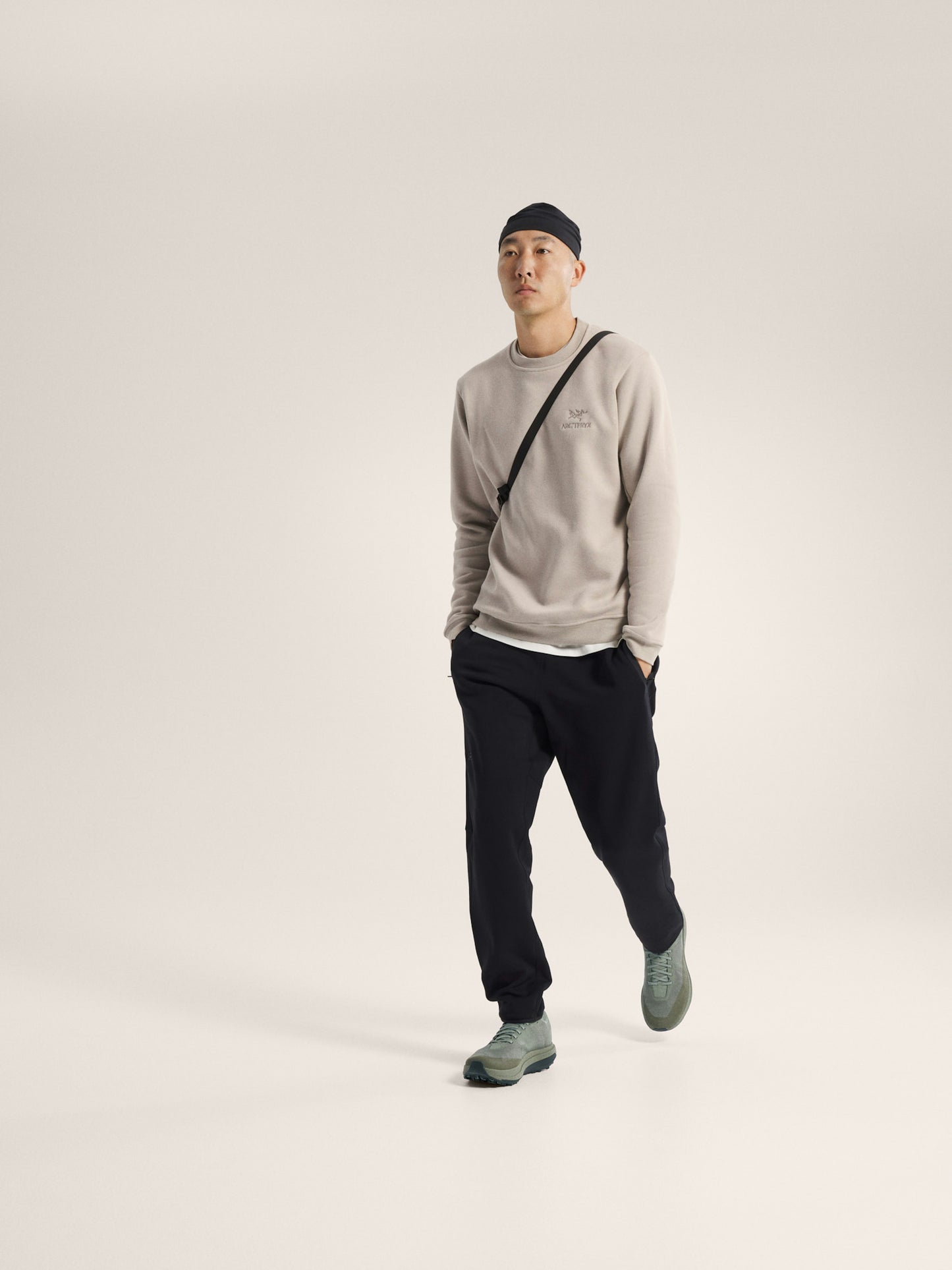 Emblem Fleece Crew Men's