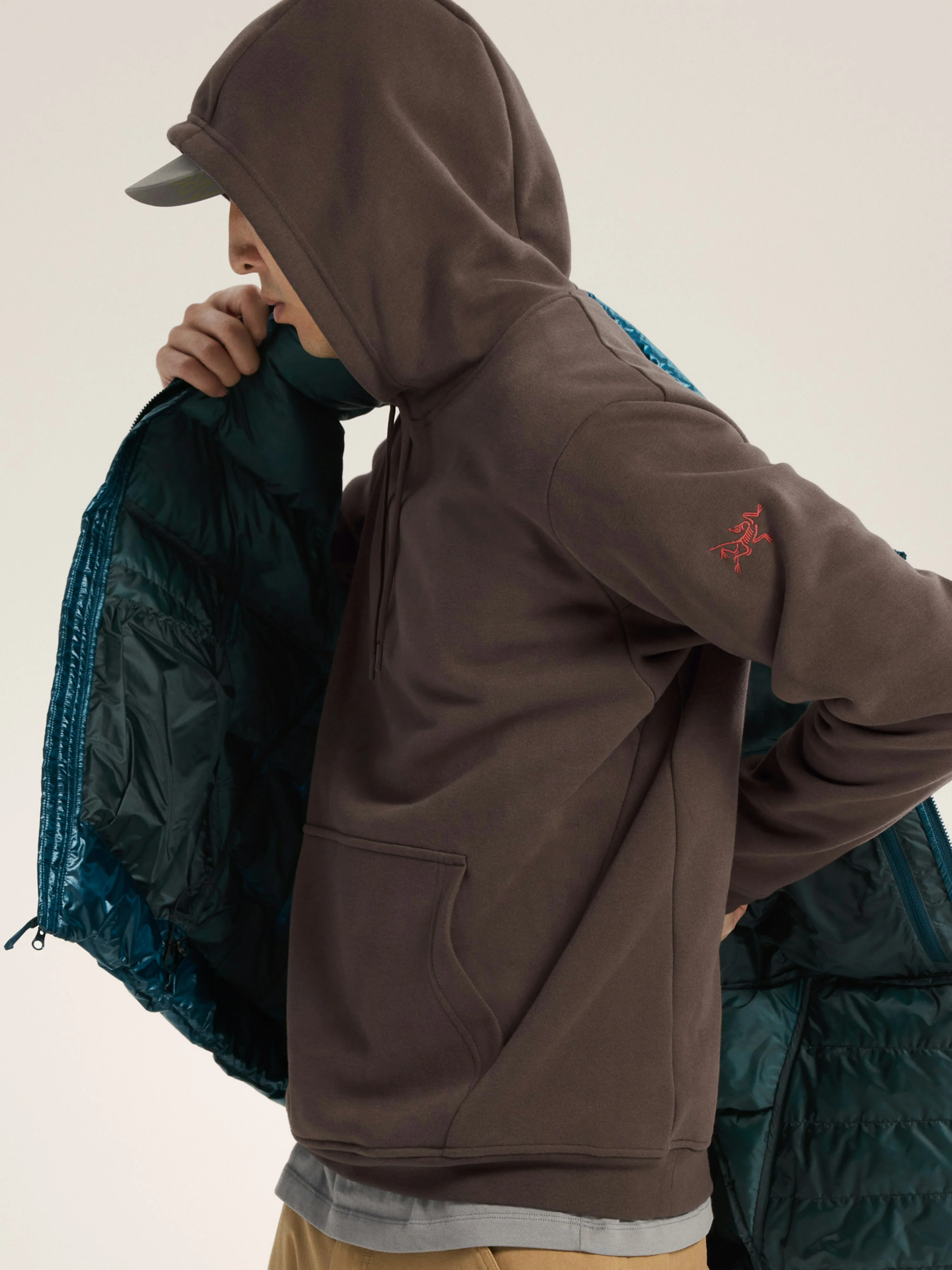 Emblem Fleece Hoody Men's