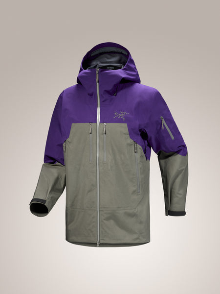 Arc'teryx Men's Waterproof Rush Jacket Purple – Azalea / Forage