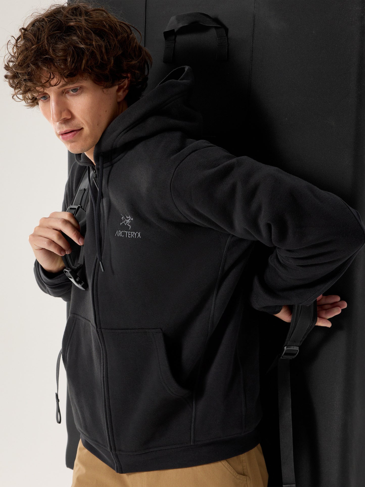 Emblem Fleece Full-Zip Hoody Men's