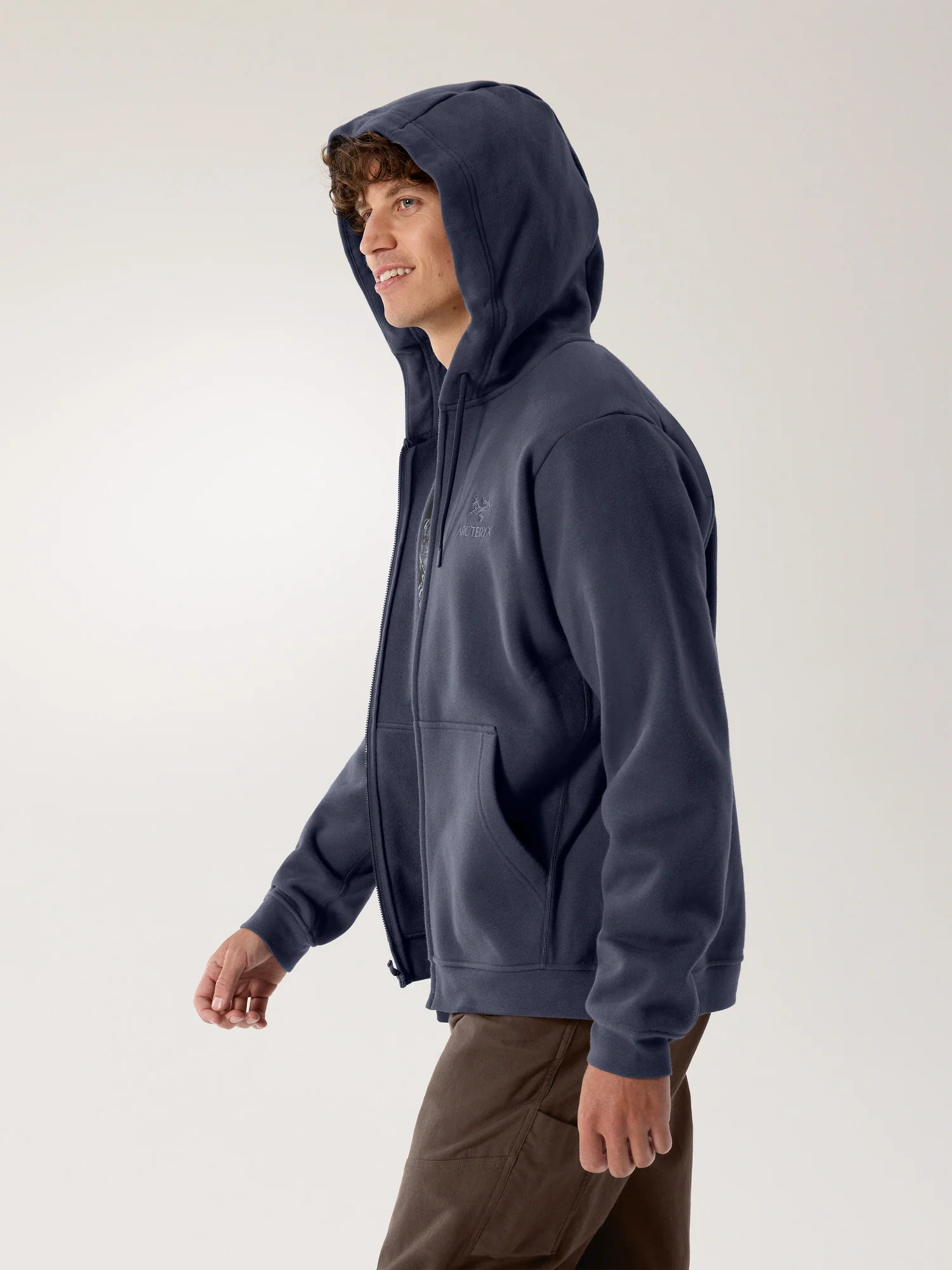 Emblem Fleece Full-Zip Hoody Men's