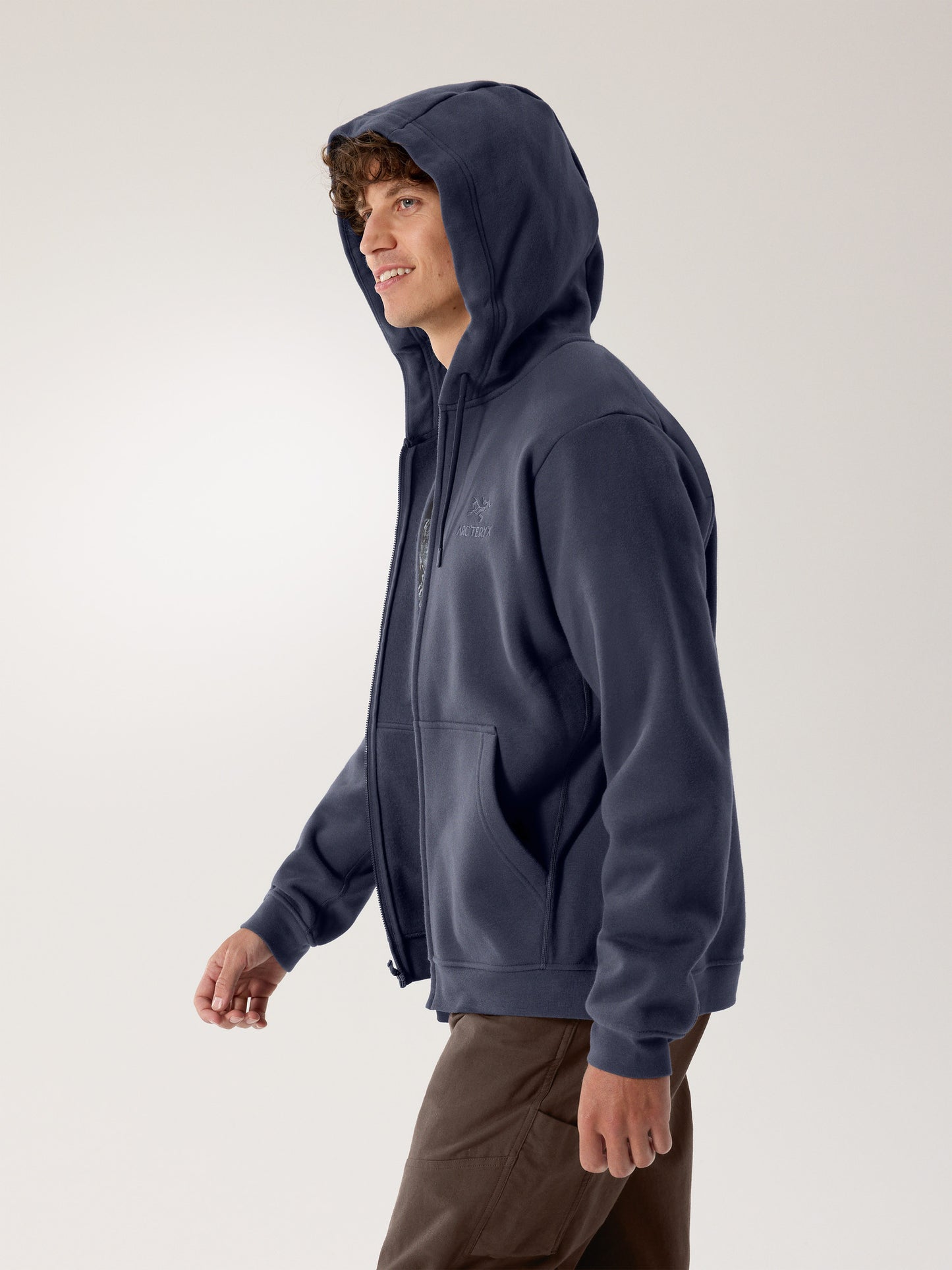 Emblem Fleece Full-Zip Hoody Men's