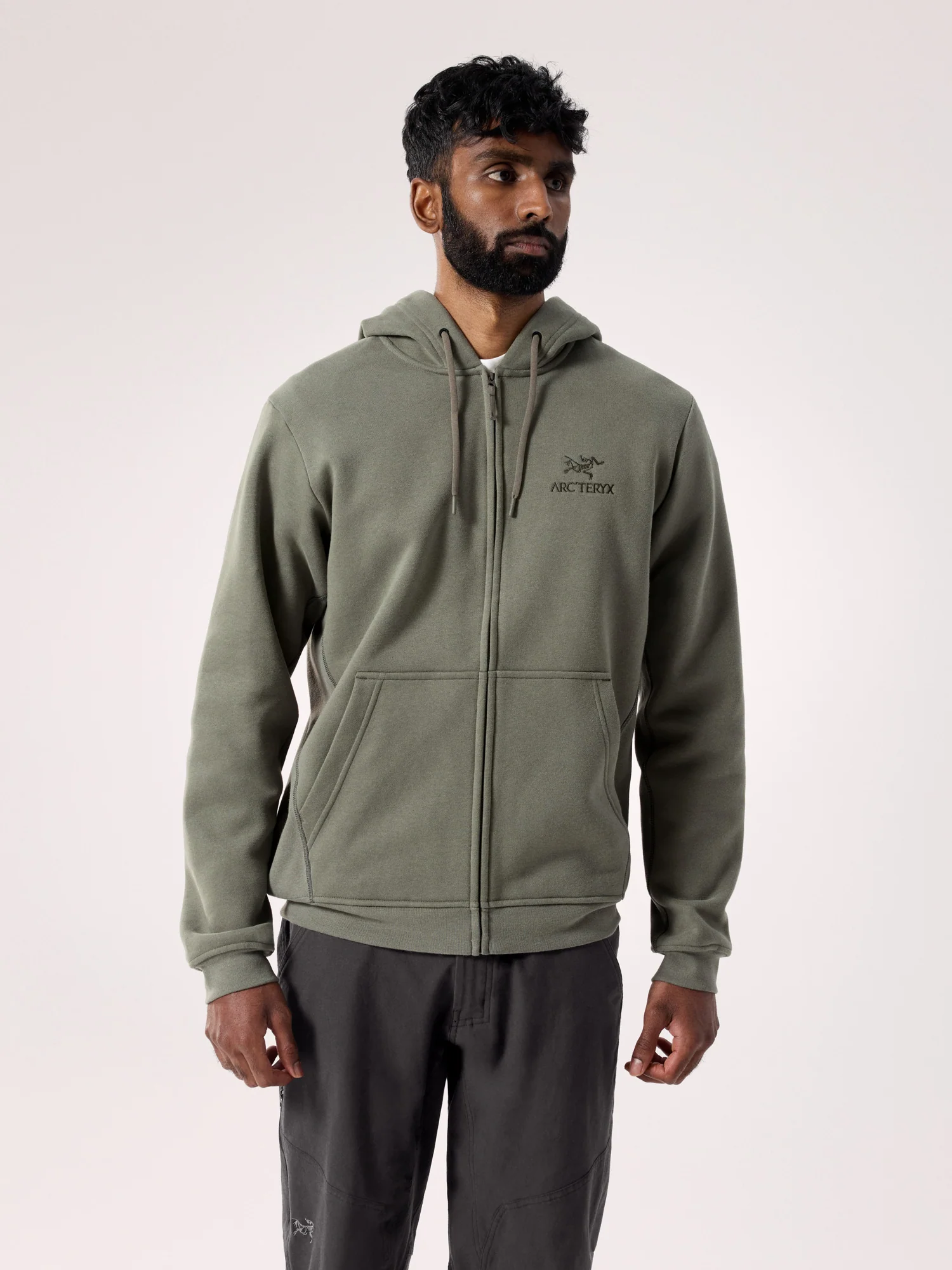 Emblem Fleece Full-Zip Hoody Men's