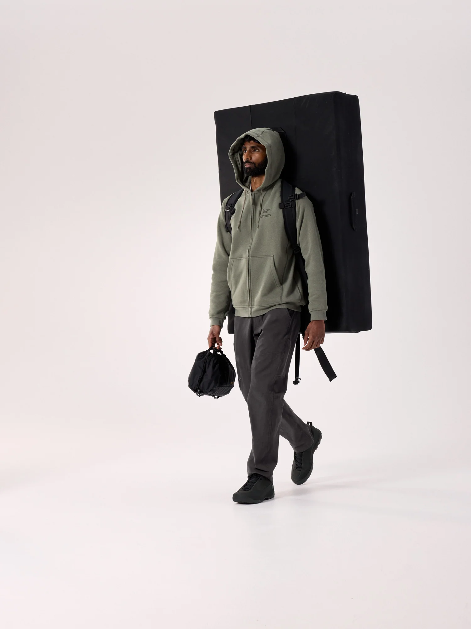 Emblem Fleece Full-Zip Hoody Men's