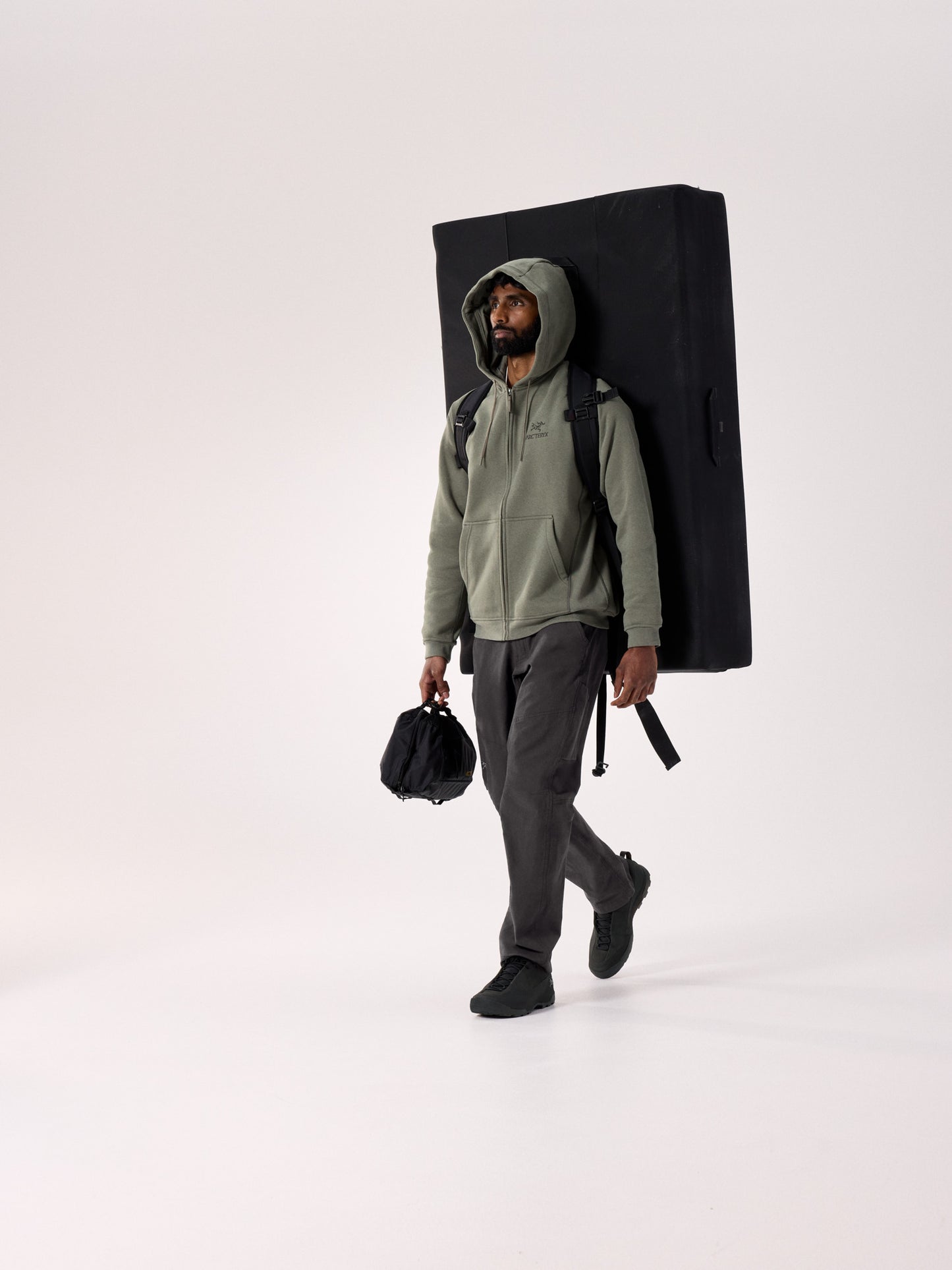 Emblem Fleece Full-Zip Hoody Men's