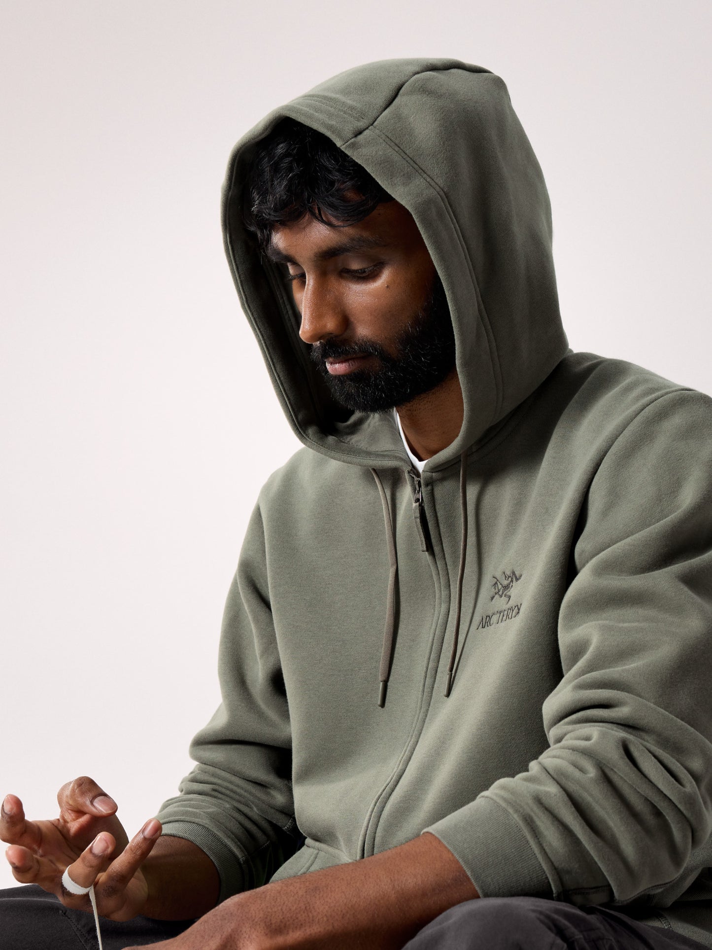 Emblem Fleece Full-Zip Hoody Men's