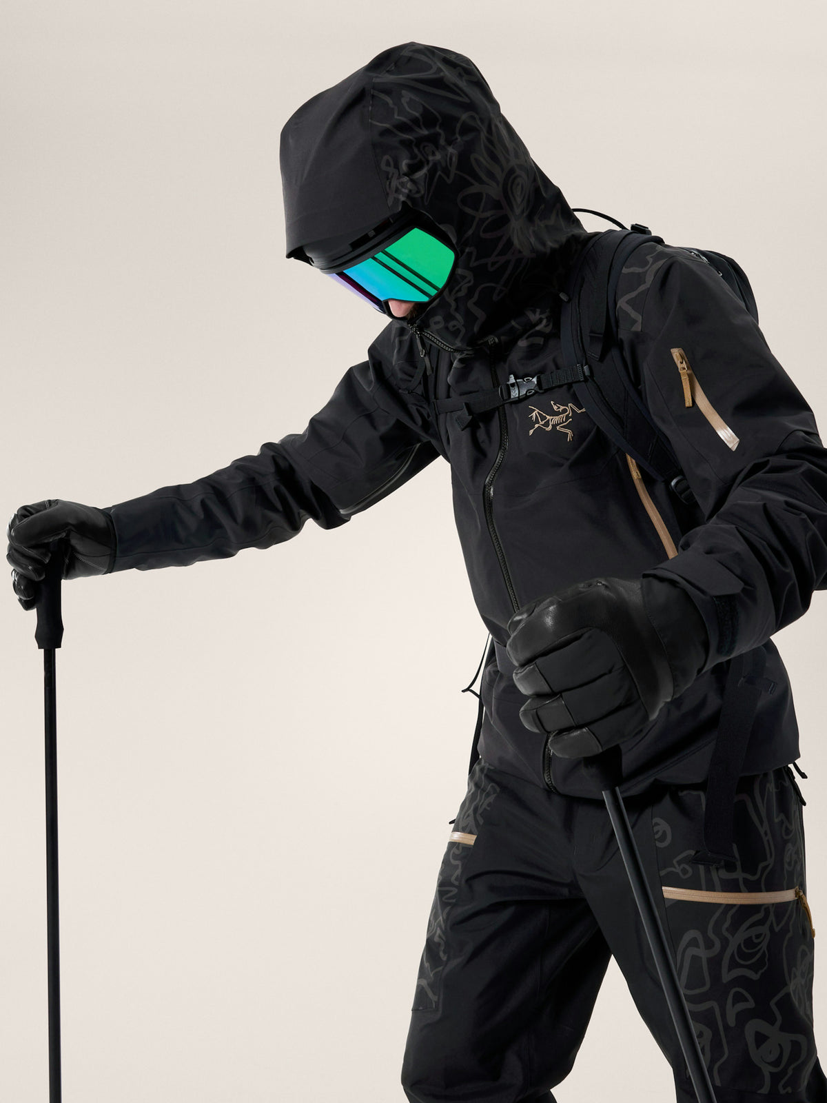 Arc'teryx Men's Waterproof Sabre Jacket - Nightfall Dark Grey ...