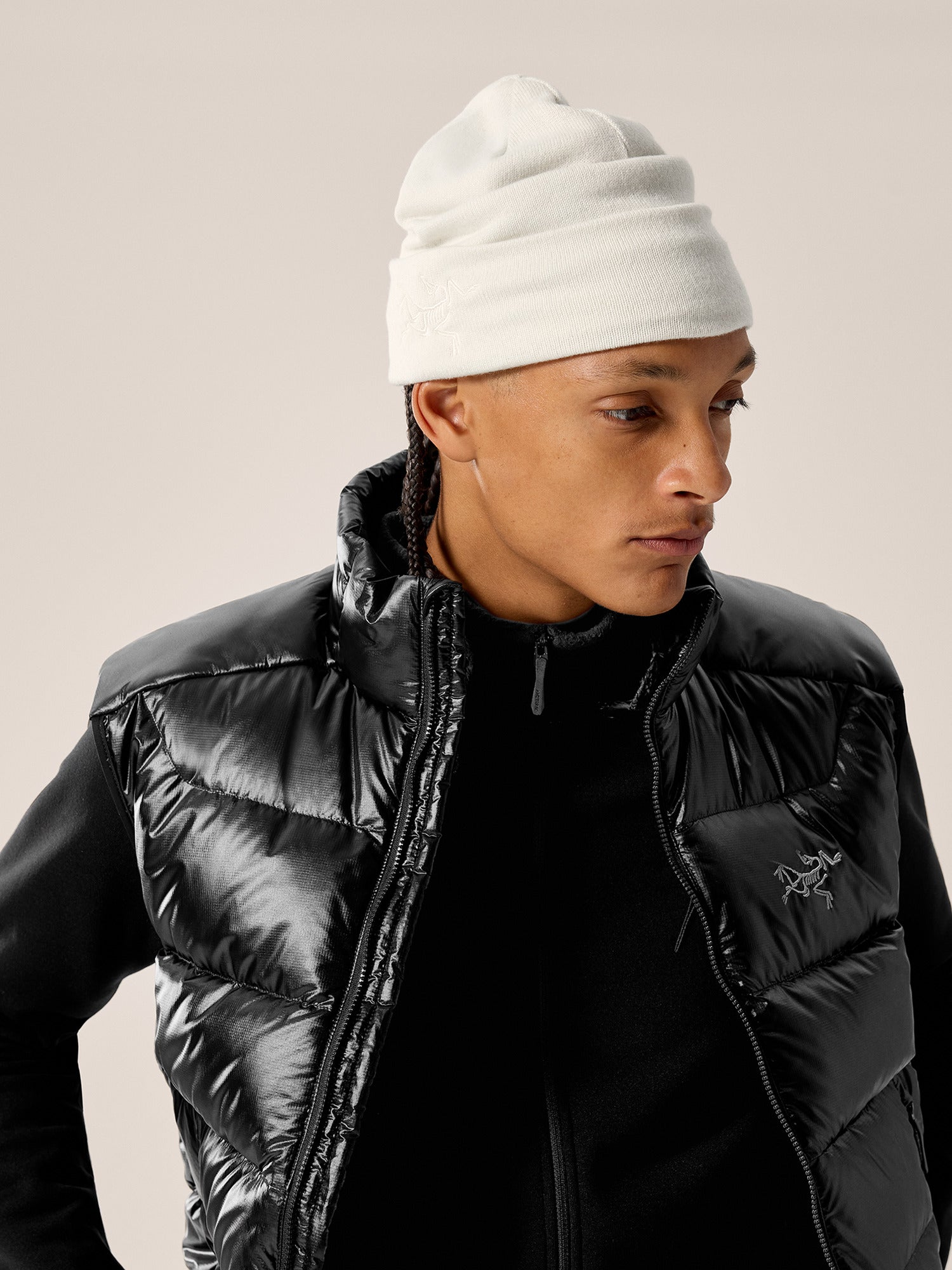 Embroidered Bird Toque