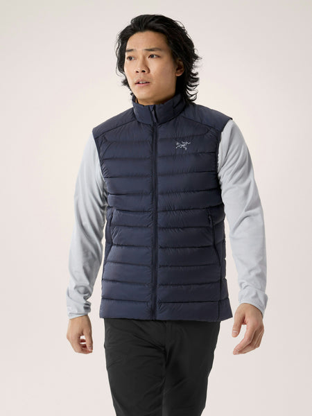 【希少・襟ロゴ】ARC'TERYX Cerium Vest Black Xサイズ Arc'teryx Men's Breathable Cerium Vest Navy – Black Sapphire – Arc