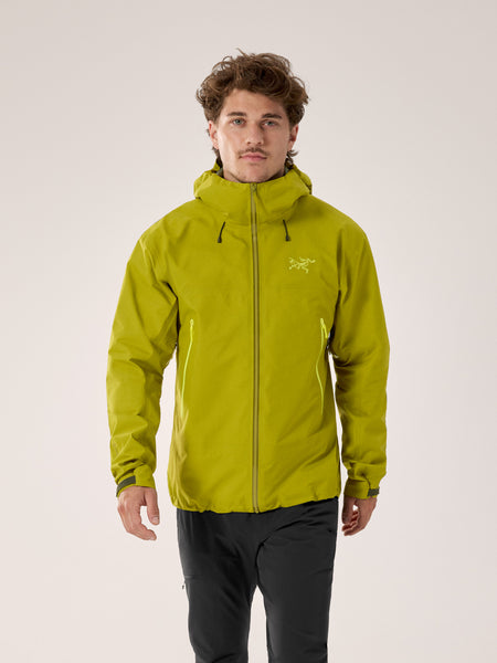 Arc'teryx Men's Waterproof Beta SL Jacket Light Brown – Olive Moss