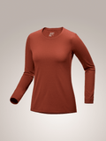 Taema Crew Neck Shirt LS Women's Sequoia Heather - Arc'teryx Australia