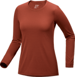 Taema Crew Neck Shirt LS Women's Sequoia Heather - Arc'teryx Australia