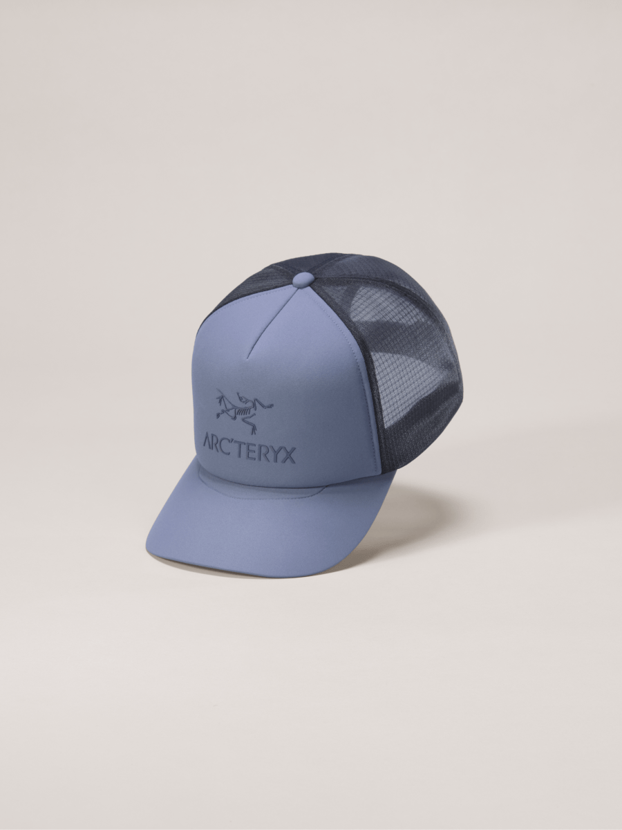 Bird Word Trucker Curved Hat Stratus / Dark Stratus - Arc'teryx Australia
