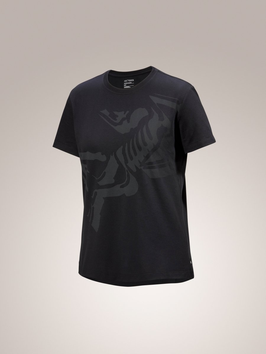 Bird Cotton T-Shirt Women's Black - Arc'teryx Australia