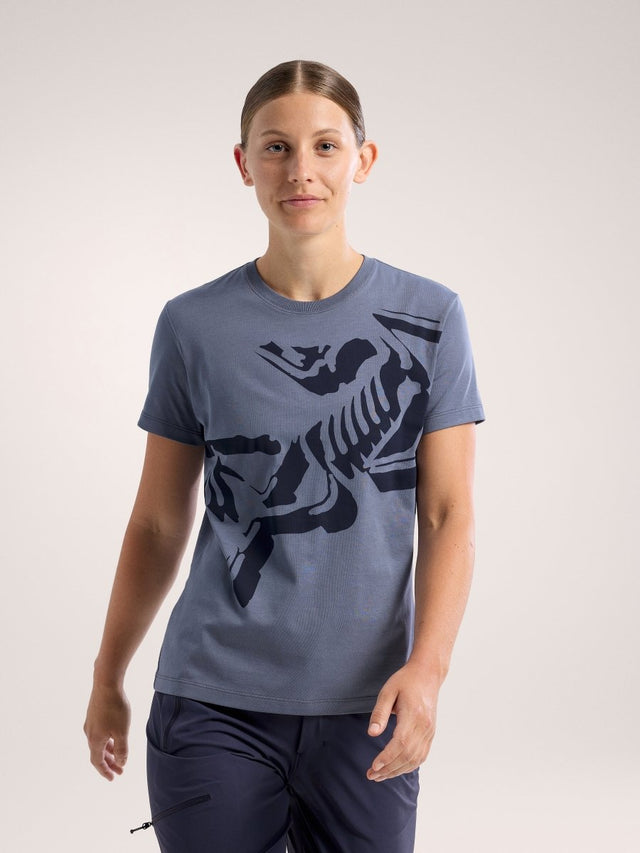 Bird Cotton T-Shirt Women's Stratus / Dk Stratus - Arc'teryx Australia