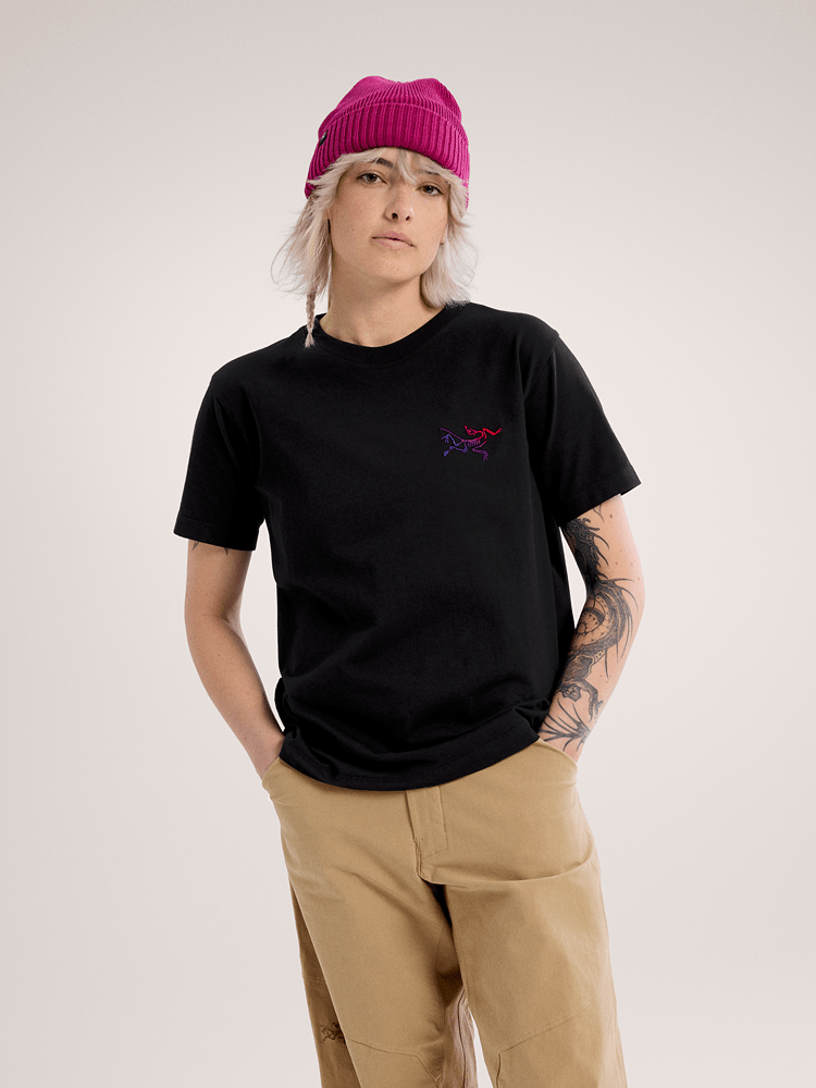 Kragg Cotton Little Bird Crew Shirt SS Women's – Black/Multi – Arc ...