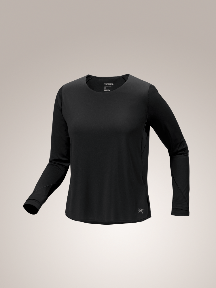 Norvan Crew Shirt LS Women's Black - Arc'teryx Australia