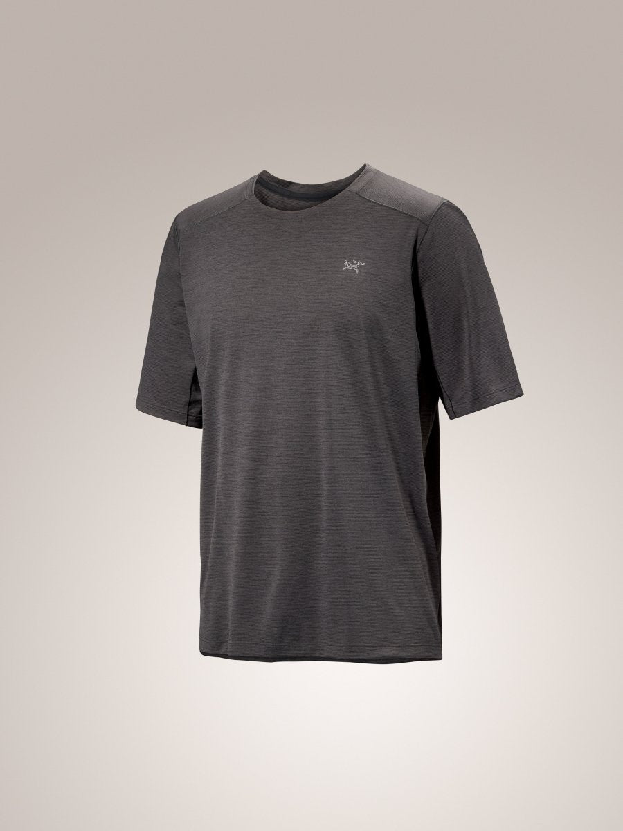 Cormac Crew Neck Shirt SS Men's Black Heather - Arc'teryx Australia