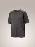Cormac Crew Neck Shirt SS Men's Black Heather - Arc'teryx Australia