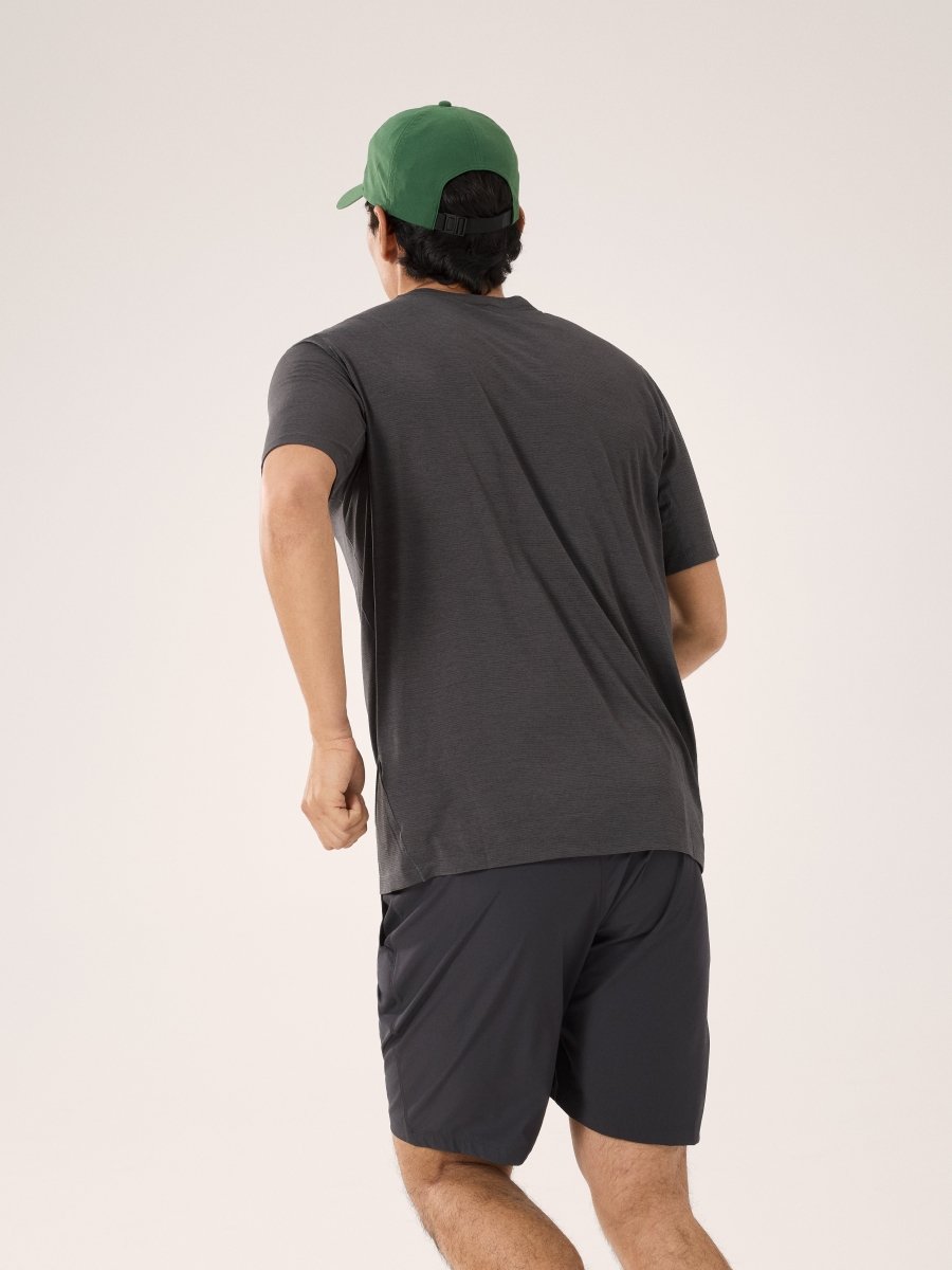 Cormac Crew Neck Shirt SS Men's Black Heather - Arc'teryx Australia