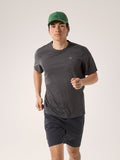 Cormac Crew Neck Shirt SS Men's Black Heather - Arc'teryx Australia