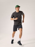 Cormac Crew Neck Shirt SS Men's Black Heather - Arc'teryx Australia