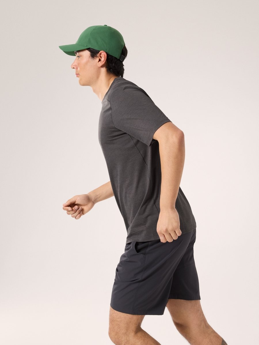 Cormac Crew Neck Shirt SS Men's Black Heather - Arc'teryx Australia