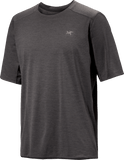 Cormac Crew Neck Shirt SS Men's Black Heather - Arc'teryx Australia