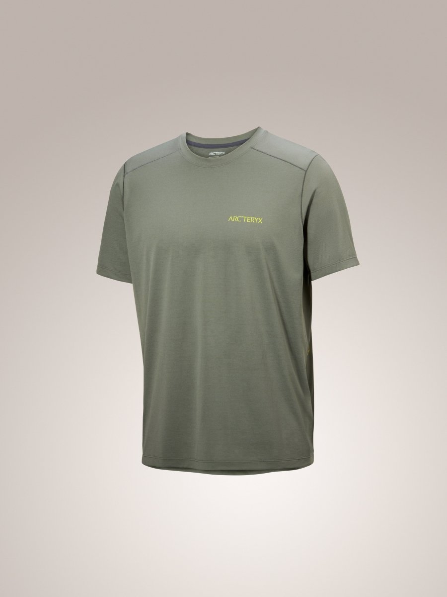 Cormac Arc'Bird Logo Shirt SS Men's Forage Heather II - Arc'teryx Australia