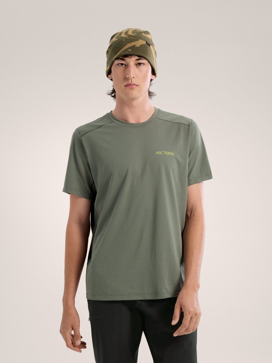 Cormac Arc'Bird Logo Shirt SS Men's Forage Heather II - Arc'teryx Australia